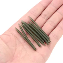 100 шт./лот 53 мм рыболовные принадлежности анти клубок рукава соединить с крюком для ловли карпа снасти