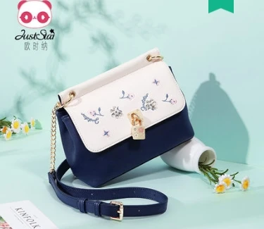 

Princess sweet lolita bag Summer fashion shoulder bag casual Korean crystal chain embroidery small square bag women 171919