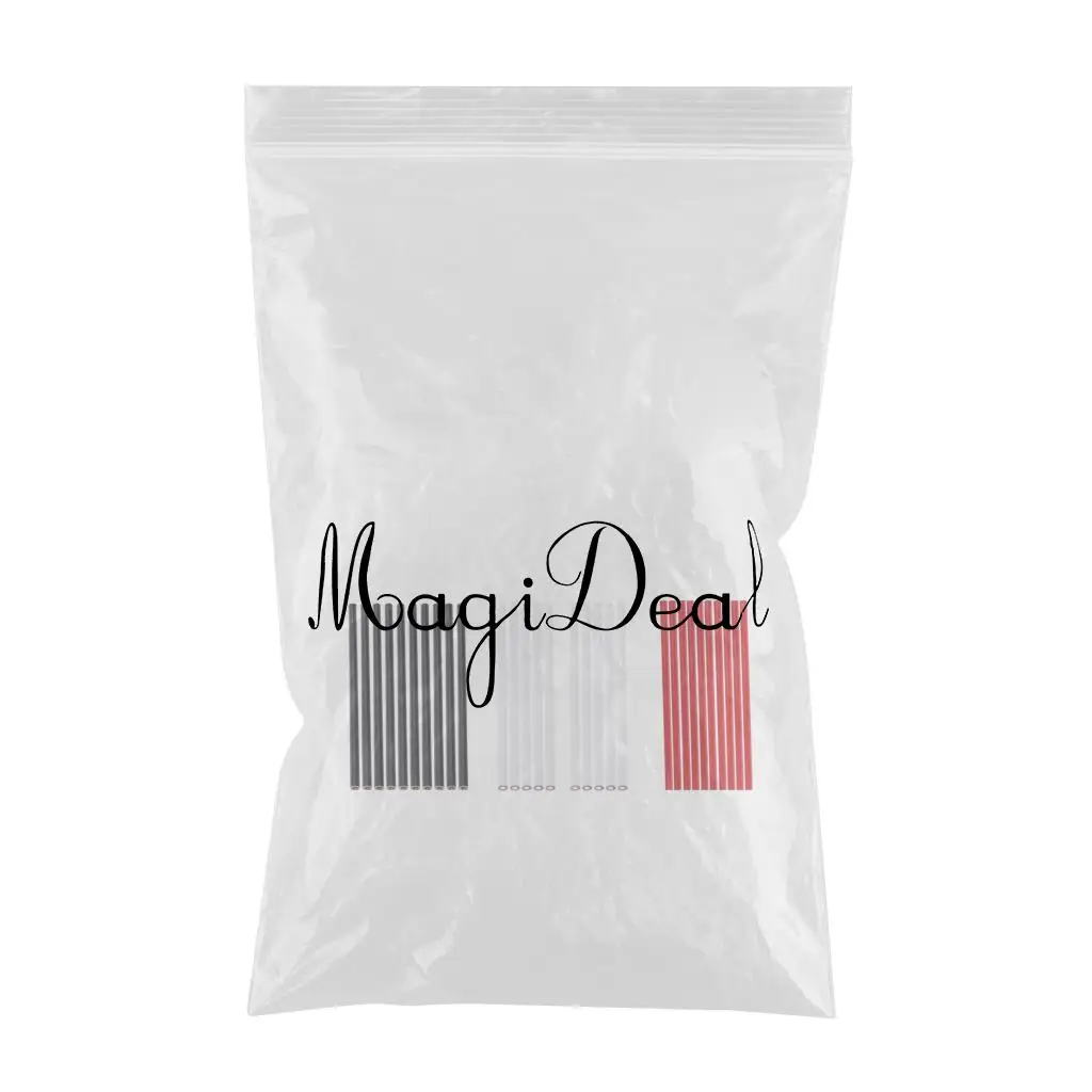 30pcs China Markers HB Pencils Set White Red Black Colors Drawing Marking Crayon Pencils Lead on Wood Glass Metal Fabric Paper