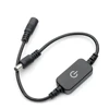 Interrupteur d'alimentation intelligent à courant continu 12V 2.1X5.5mm en plastique PVC interrupteur noir interrupteur marche/arrêt pour bande de LED ► Photo 1/6