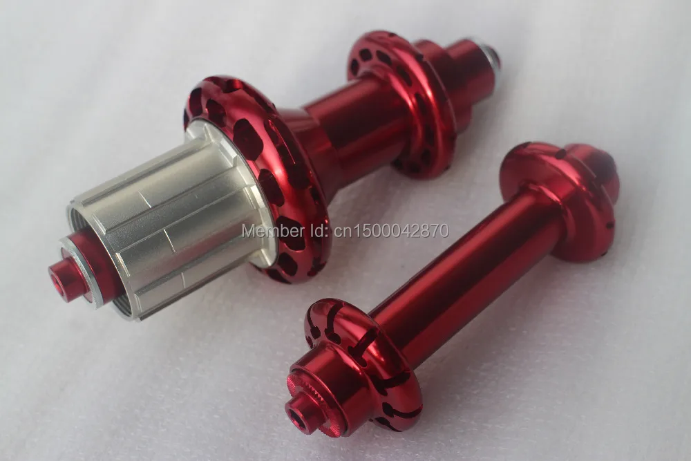 Powerway R39 bicycle hub, 20/24 holes black red white available, light