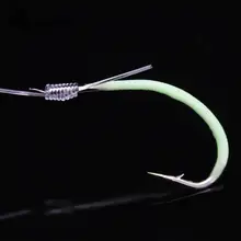 Нержавеющая сталь строка крюк Манок Приманки Крючки прочный Рыбалка Световой крючок рок рыбалка рыболовный крючок