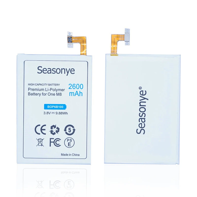 

Seasonye 1X 2600mAh B0P6B100 / BOP6B100 Replacement Battery For HTC ONE 2 M8 M8 Ace M8x One Max One plus W8 E8 M8T M8W M8D M 8