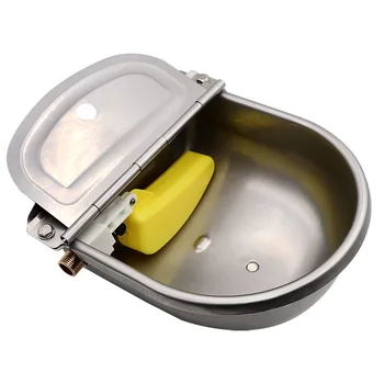 

Livestock Cow Horse New Automatic Water Bowls Stainless Steel Drinking Bowl Float Outlet For Cattle Dog Sheep Pig Feeder