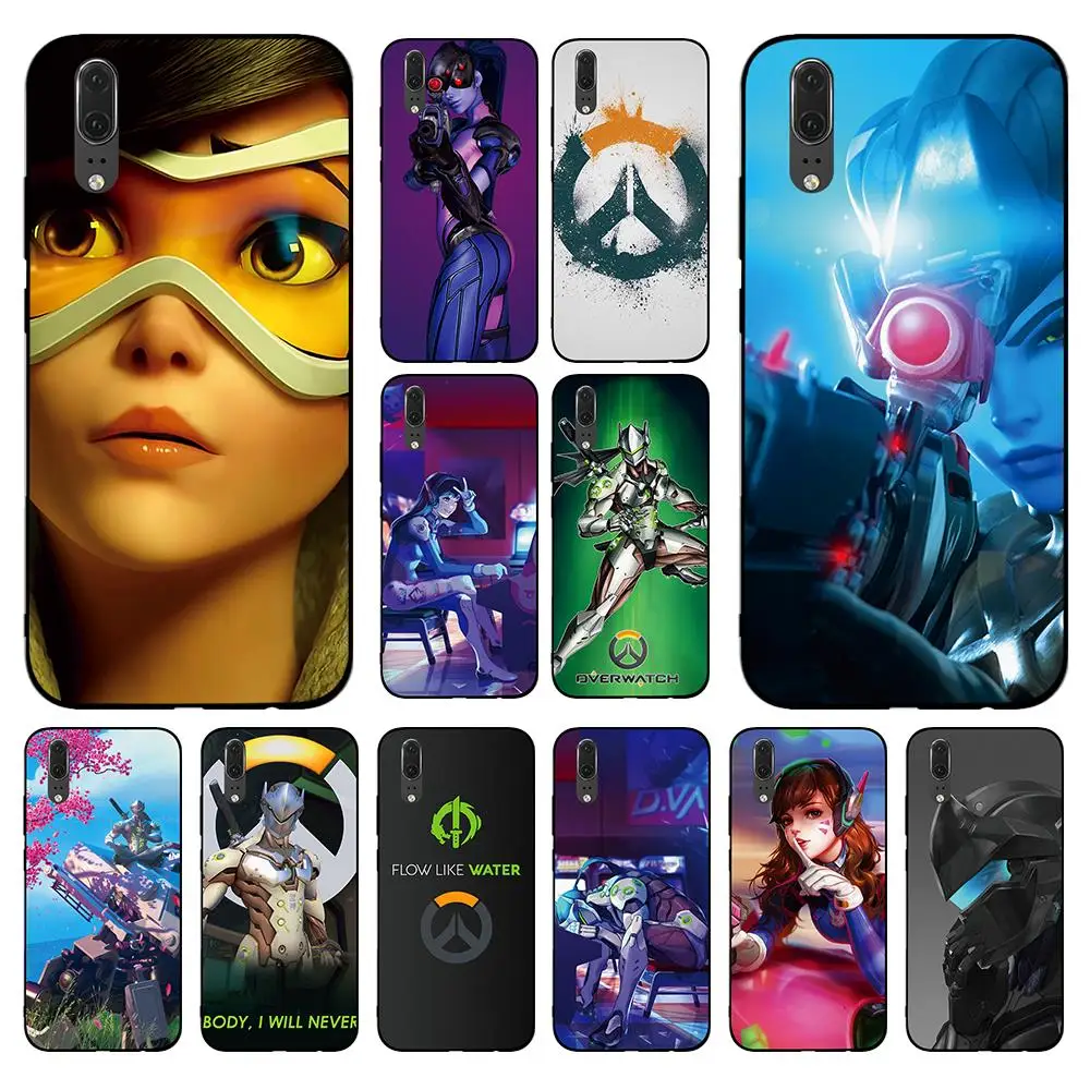 Роскошные часы Tracer для Huawei P8 P9 P10 P20 P30 Lite Pro P Smart 2016 2019 ТПУ Мягкий силикон | Мобильные