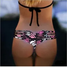 Sexy Hips Heart Shape font b Micro b font Mini Briefs Swimwear Women Sexy Cut Tanga