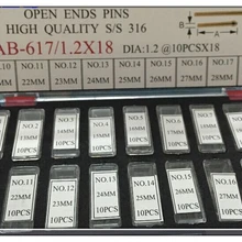 1.2 мм Нержавеющая сталь Разделение Шпильки для ремешок/Браслет Ссылки для добавления снятия звеньев и на ремонт