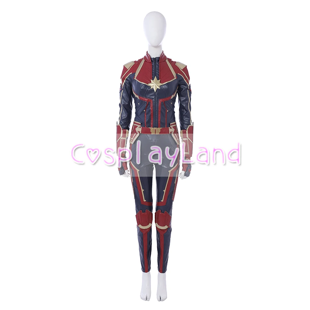 Костюм капитана Марвел для косплея Carol Danvers костюмы супергероя для Хэллоуина мисс Марвел комбинезон косплей костюм Карл костюм кары Дэнверс