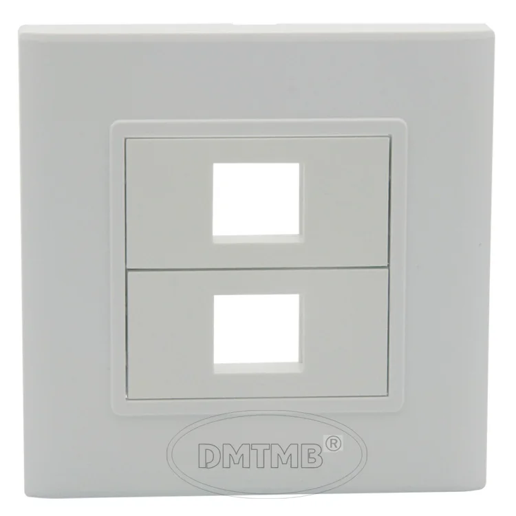 

86 wall plate face plate with 2 keystone port