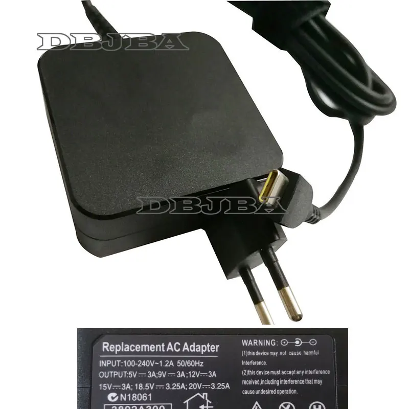 65 Вт usb type-C адаптер питания переменного тока для hp Spectre x360 13-w002nk 13-ac000nb 13-AC000 13-ac001ns 13-ac041tu зарядное устройство для ноутбука