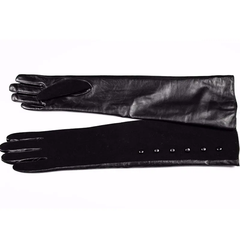 Новые полки Eldiven Guantes женские длинные перчатки из овчины теплые осенне зимние