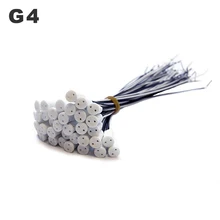 10 шт./лот 20 см G4 держатель лампы G4 Керамика основание светильника фарфора розетка светильник ing аксессуары для детей возрастом от 12V G4 светодиодный бусины галогенные светильник шарик