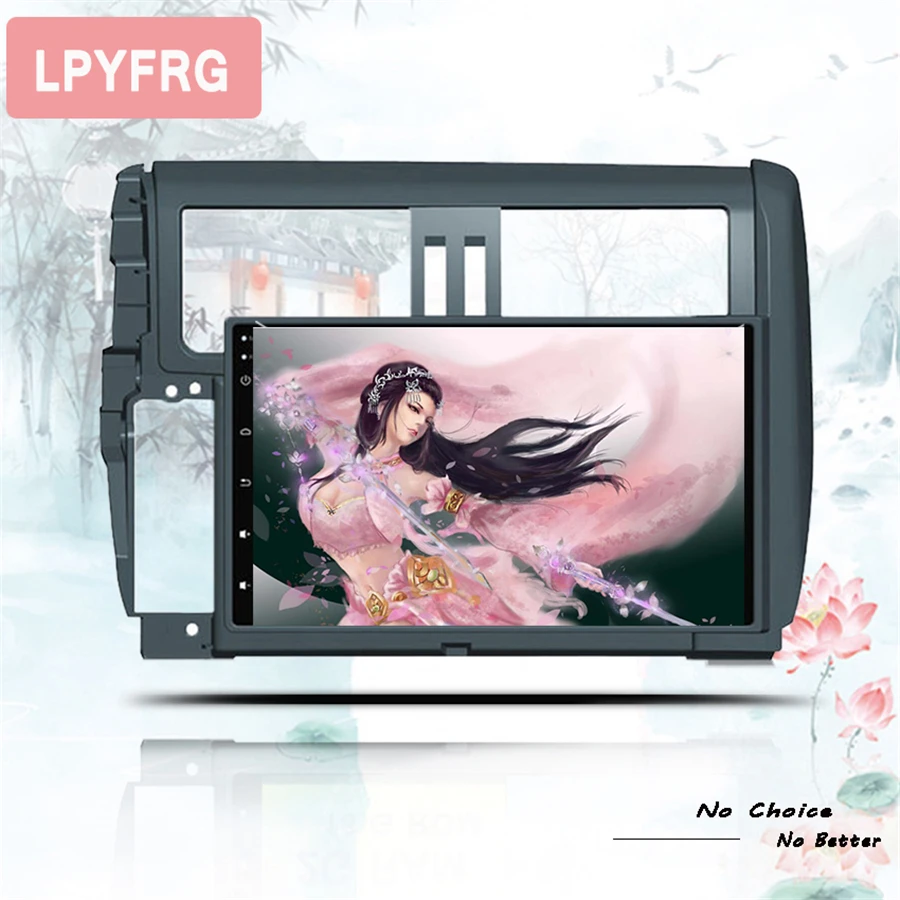 2 Din Prado android 10 0 Восьмиядерный 1024*600 автомобильный dvd-плеер GPS навигация для Toyota 150 Land