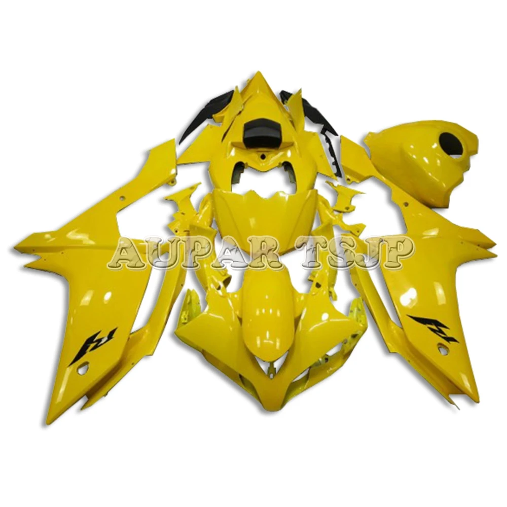 Желтые панели для Yamaha YZF1000 2007 2008 кузова работы автоцикл Обтекатели YZF R1 07 08 наборы корпуса ABS пластиковые корпусы впрыска крышка