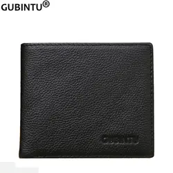 GUBINTU 2019 Новый Portefeuille Homme Для мужчин кошельки кожаный тонкий кошелек с Anti-theft RFID Blocking Технология-Proporta G360