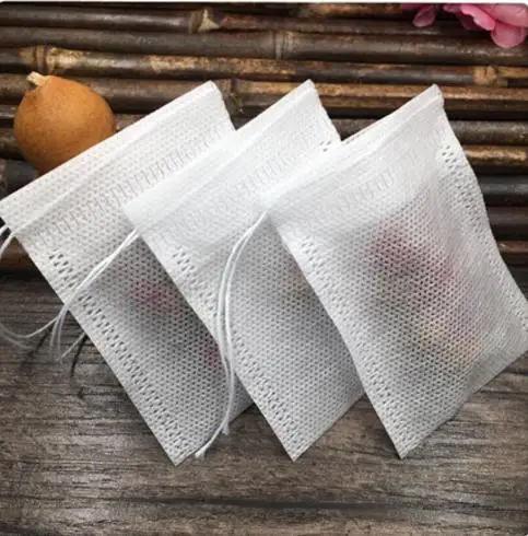

New Tea bag disposable non-woven fabric filter bag, bubble bag soup soup bag 100pcs