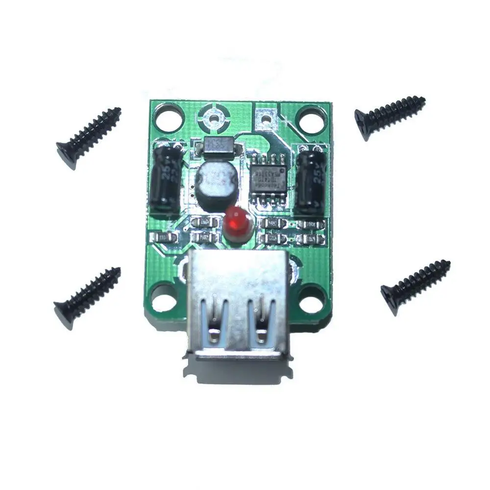 USB Solar Power Charger Regulator DC 6V-20V 18V To 5V 2A Max For Solar Panel Buck Module With Cover Screws Power Charger