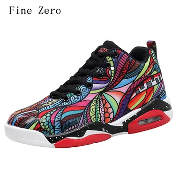 

Fine Zero Men trainers Red Grey authentic basketball shoes classic shoes retro comfortable men&women shoes zapatillas hombre