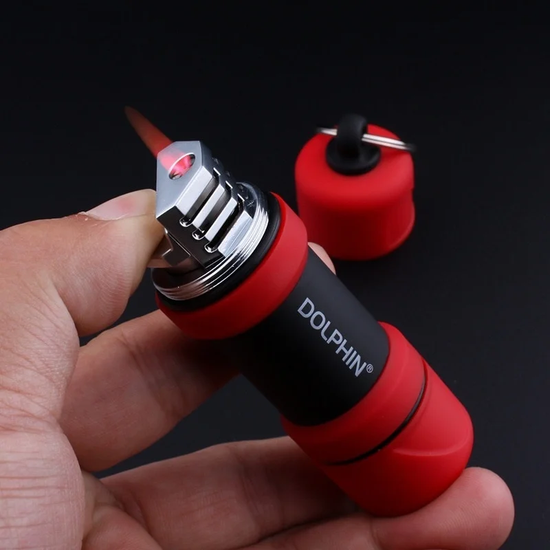 Waterproof Butane Gas Cigarette Lighter Refillable Petrol Jet Lighters