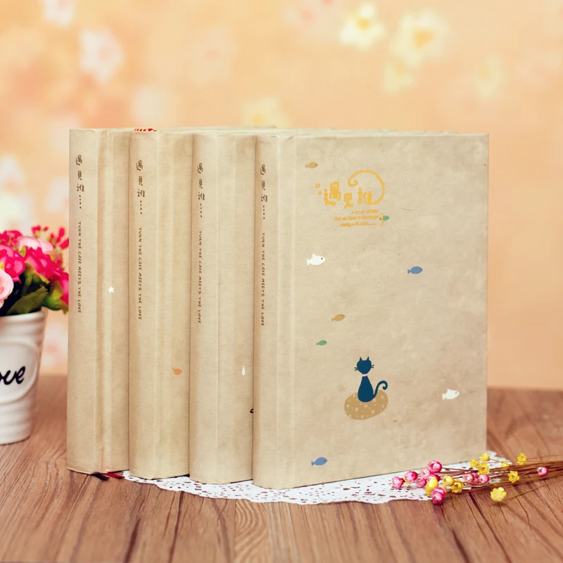Япония и Южная Корея творческие иллюстрации цвет настроение тетрадь Канцелярские Европейский стиль прекрасный толстый дневник