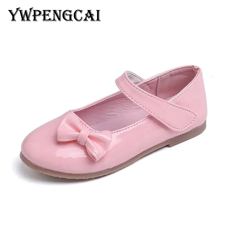 3 6 Years Children School Shoes Cute Bowtie Girls Shoes Spring Autumn