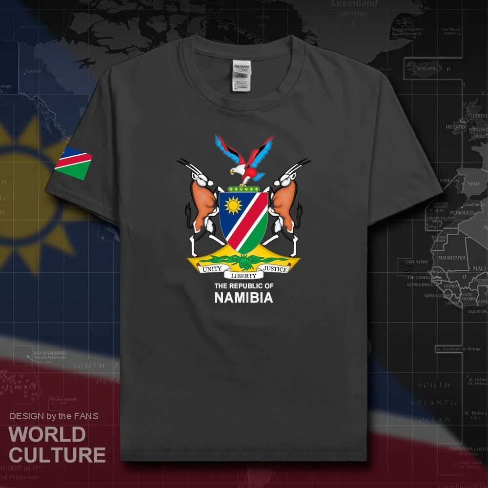 Namibia men t shirt fashion 2018 jerseys national team 100% cotton t