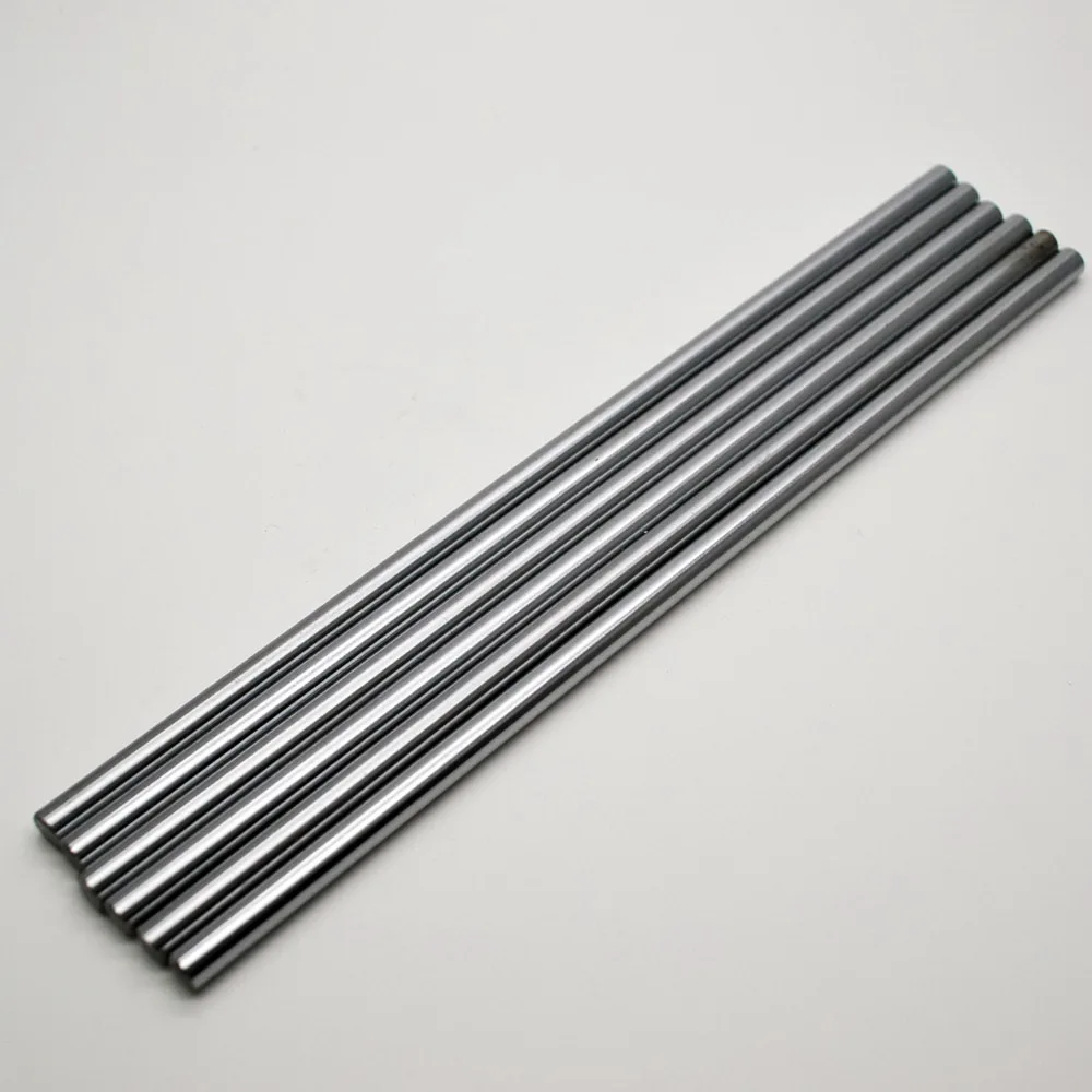 6Pcs 8mm Bearing Steel Cylinder Metal Liner Optical Linear Rail Shaft Rod 500mm 