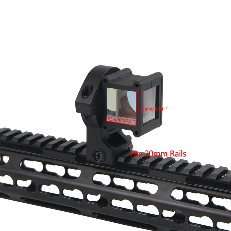 Angle Sight Reflex 360 Sight Rotate For Red dot or Holographic Sight Aiming Device Mount 6 0062