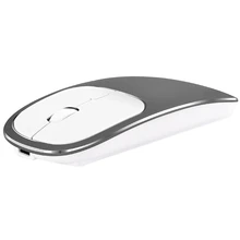 AAAJ-металлическая Bluetooth и 2,4G беспроводная мышь из сплава ультра-тонкая портативная эргономичная мышь для Mac Pc ноутбука