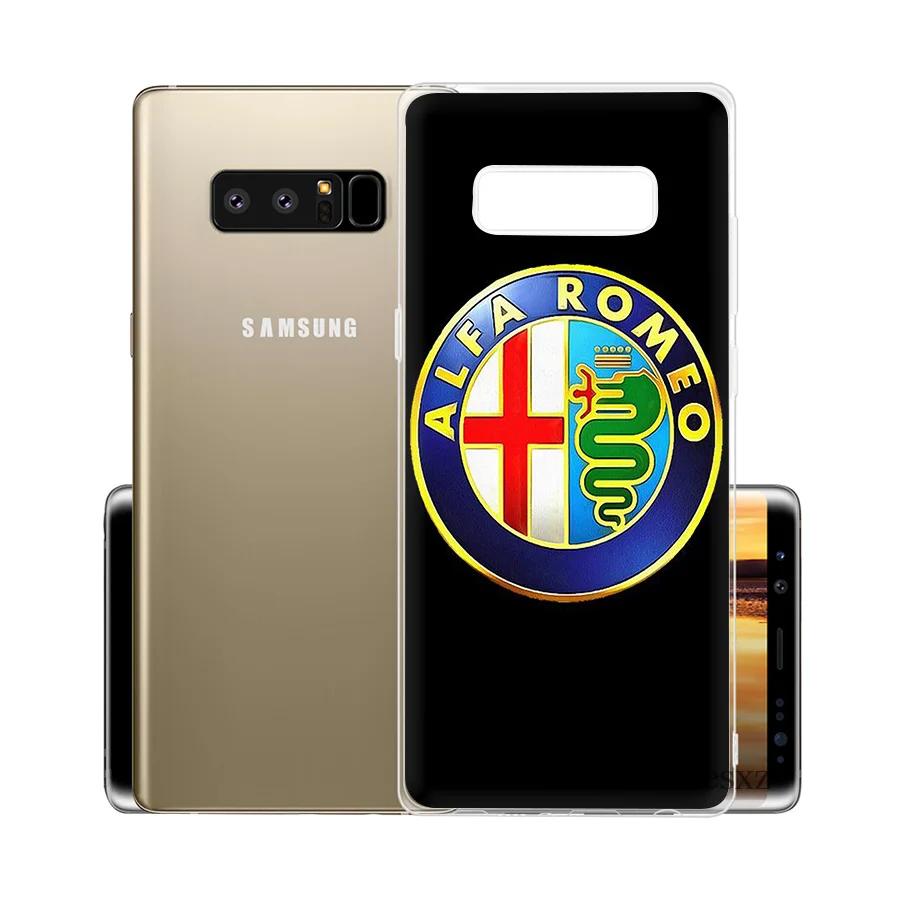 Desxz Alfa Romeo Логотип для samsung S8 S9 S10E S10 плюс S3 S4 S5 S6 S7 Edge Note 8 9 M10 M20 M30 крышка - Цвет: H8