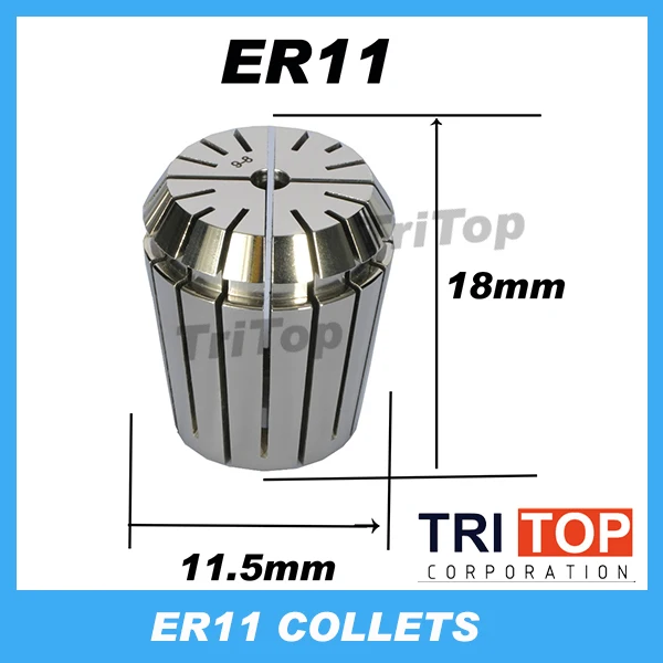 

High precision ER11 Accuracy 0.005mm Spring Collet For CNC Milling Machine Engraving Lathe Tool Free Shipping