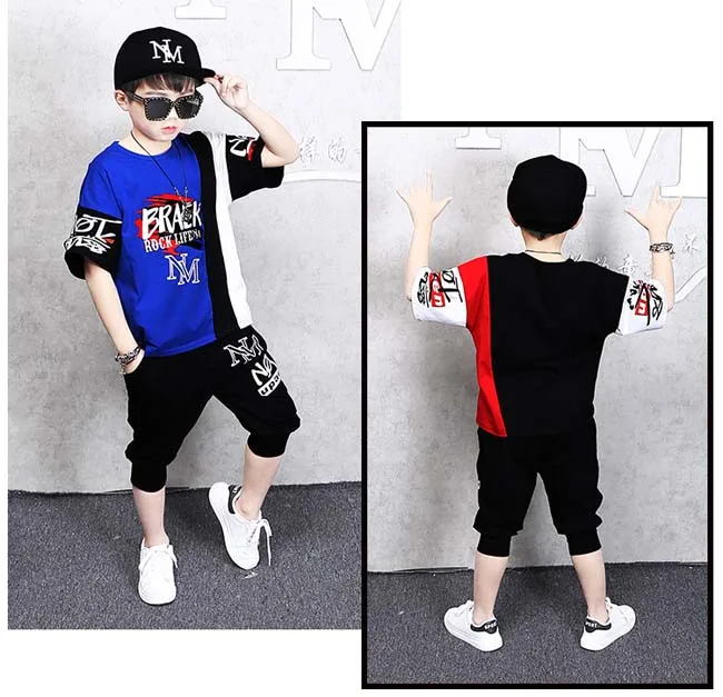 Conjunto de Roupas para Meninos Meninas de Rua Trajes de Dança Roupas para 6 2019 Crianças Hip Hop Jazz Dança Crianças Casual Esporte 8 10 12 14 y 5 Cheap Conjuntos de roupas