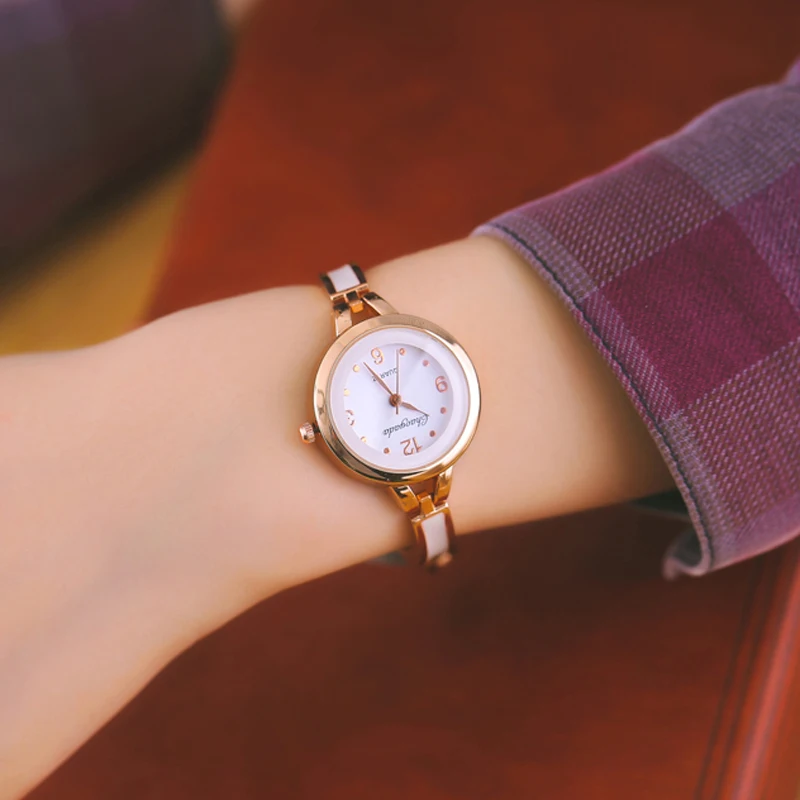 

2018 cyd top brand famous women fashion luxury watches round quartz ladies dress rose gold ultra-thin bracelet relogio feminino