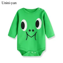 [Unini-yun] Детский комбинезон; г.; одежда для малышей; Одежда для новорожденных мальчиков; комбинезон для малышей; одежда для малышей; roupa de Bebe menino; одежда с рисунком лягушки