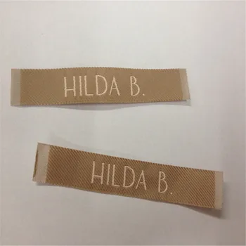 

Custom High Quality Twill Background Woven Label