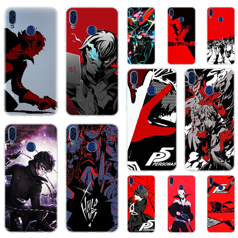 

Persona 5 Soft TPU Case Cover For Huawei Honor 9 10 Lite 6X 7X 8X Max 7A 5.7inch 8A 8C V20 PLAY 9i