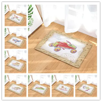

Christmas Antideslizante carpet fluff printing bath water and water waterproof decorative home anti-slip mat