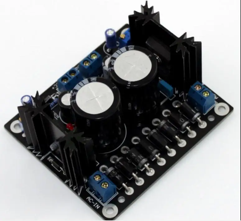 

Sliding Type LT1083 Large Power Adjustable Stabilization Power Supply Board HIFI Linear Power Supply Dual Channel Output