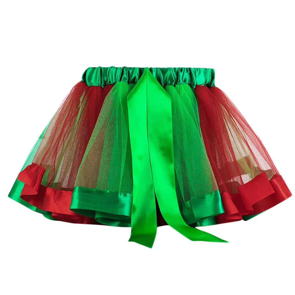 Новая модная яркая сетчатая юбка для танцев для маленьких девочек сетчатая юбка-пачка радужной расцветки, вечерние юбки принцессы для танцев, одежда для девочек