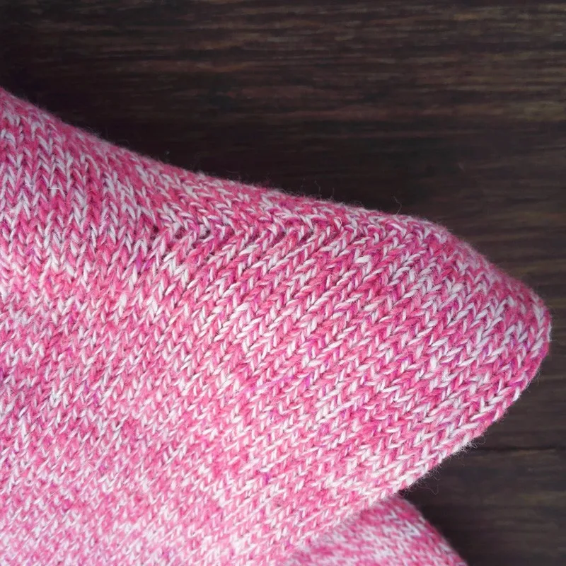 5 пар/упак. женские шерстяные кашемировые толстые теплые мягкие однотонные повседневные носки зимние милые носки теплые мягкие однотонные Повседневные носки