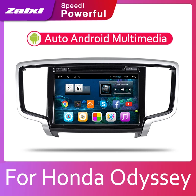

ZaiXi 2din Car multimedia Android Autoradio Car Radio GPS player For Honda Odyssey 2015~2019 Bluetooth WiFi Mirror link Navi