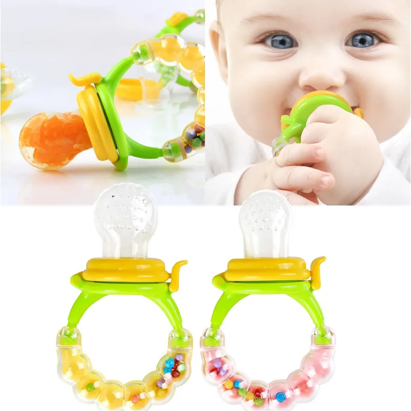 

New Kids Nipple Fresh Food Milk Nibbler Feeder Feeding Safe Baby Supplies Nipple Teat Pacifier Bottles Baby Pacifier Dummies