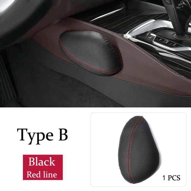 Car styling Leather Leg Cushion Knee Pad Thigh Support Pillow Auto