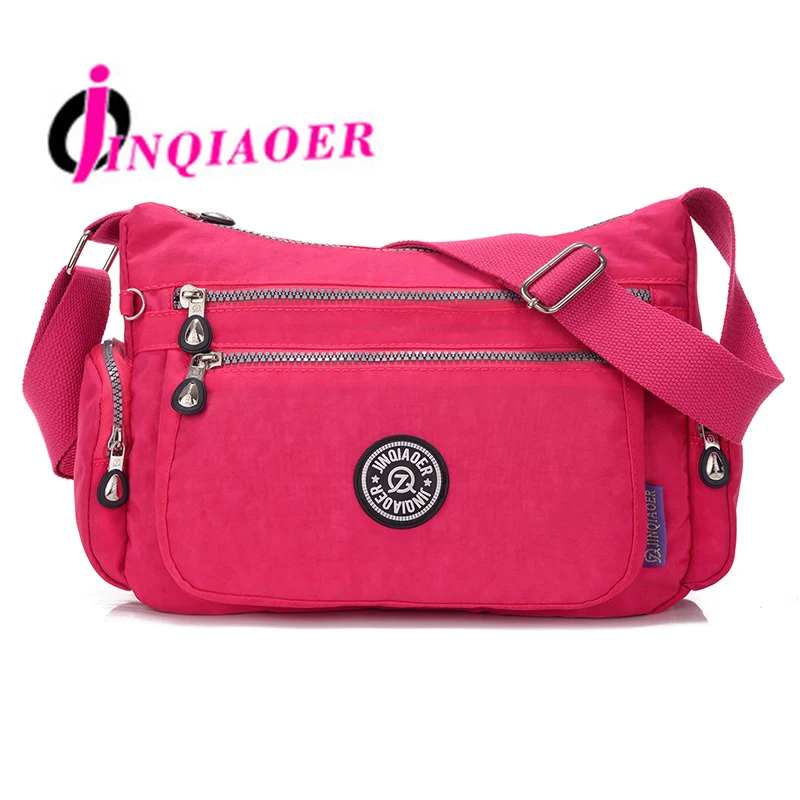 

JINQIAOER Woman Nylon Bag Casual Shoulder Bag Women Messenger Bags For Woman Handbag Ladies Crossbody Bags Bolsa Feminina WH373