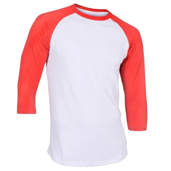

Mens Women 3/4 Sleeve Plain T-Shirt Summer Spring Men Tee Casual Tops