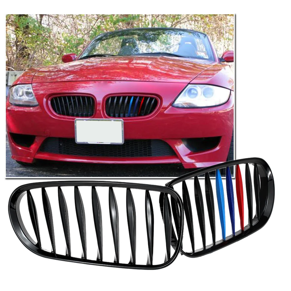 

Car-styling Grill for BMW Z4 2003-2007 M-Color Black Front Grille Sporty Style Car Styling Accessories Car Grill