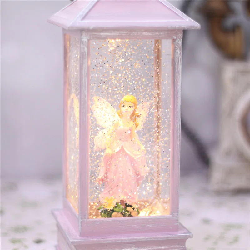 2019 ins Снежинка ночник USB кристалл снег легкий ветер единорог Фея девочка