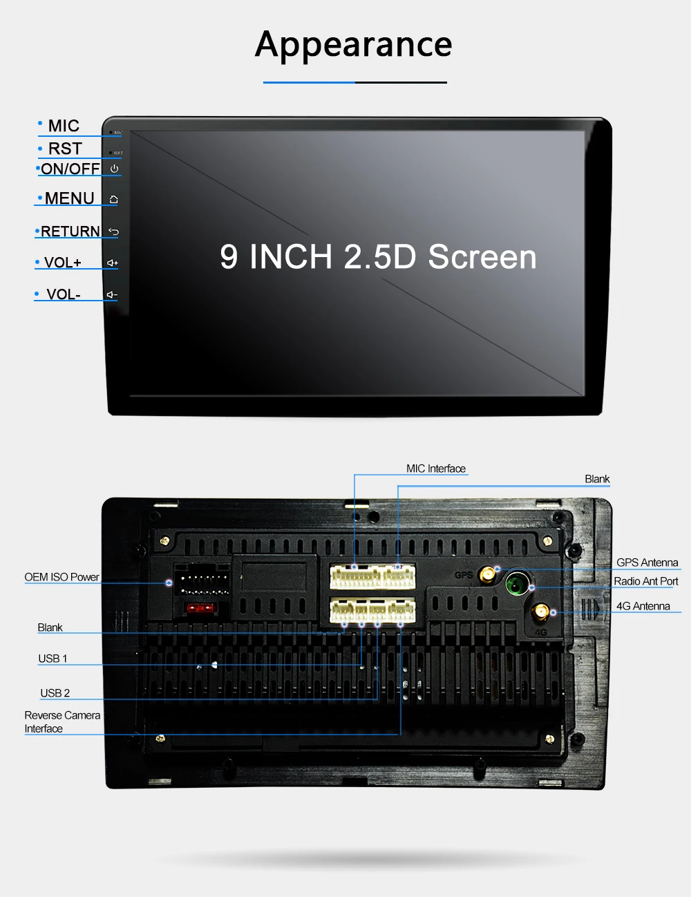 2 din 2.5d+ips автомобильный радиоприемник с навигацией GPS для 2005 2006 2007 2008 2009 2010 Suzuki Swift 10," Android 9,0 головное устройство с поддержкой DVR 1080P