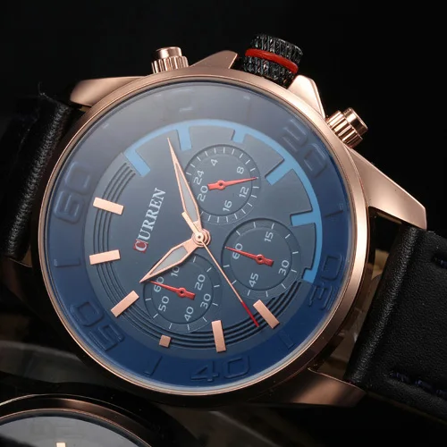

2019 New Casual CURREN Men Military Watches Male Clock Fashion Quartz Watch Men Clock Hour Dial Leather Men Wrist Watch Reloj