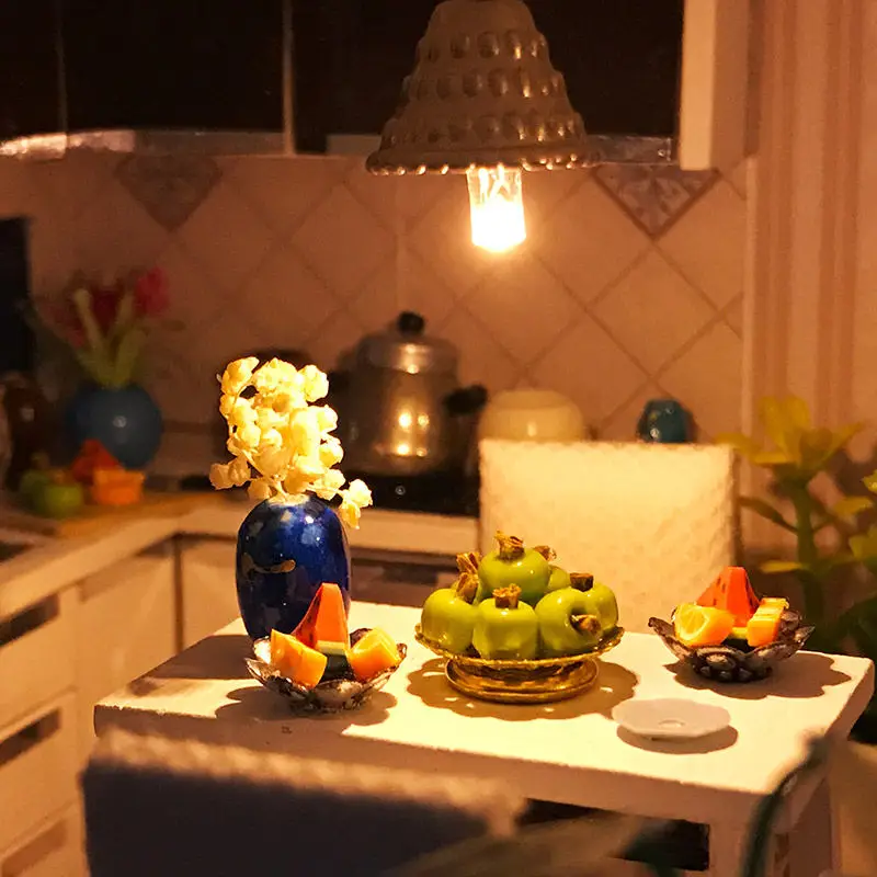 New Two Layers Building Wooden Dollhouse Miniature DIY Doll house With Furnitures Wooden House Toys For Kids Birthday Gift